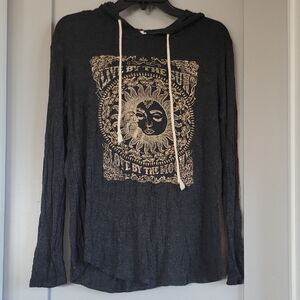 Moonchild Black Graphic Hoodie